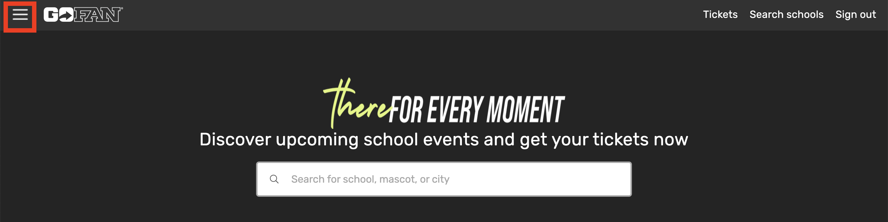 How to Favorite a School on GoFan
